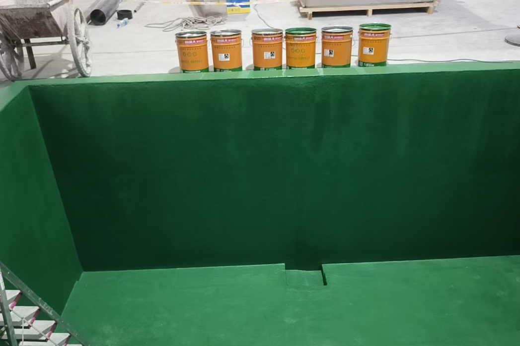 乙烯基三布五涂防腐水池工程