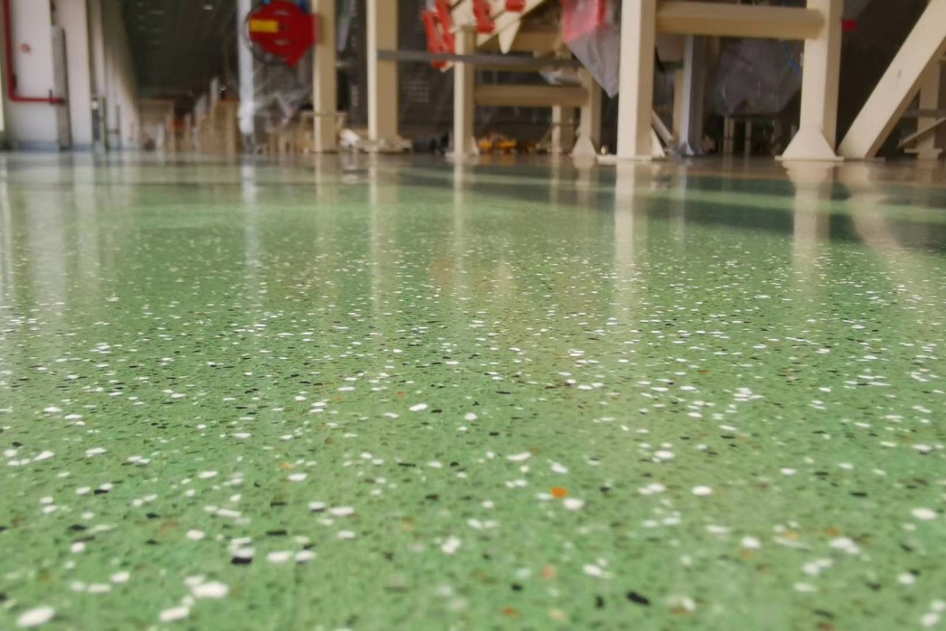 食品级乙烯基磨石地坪工程