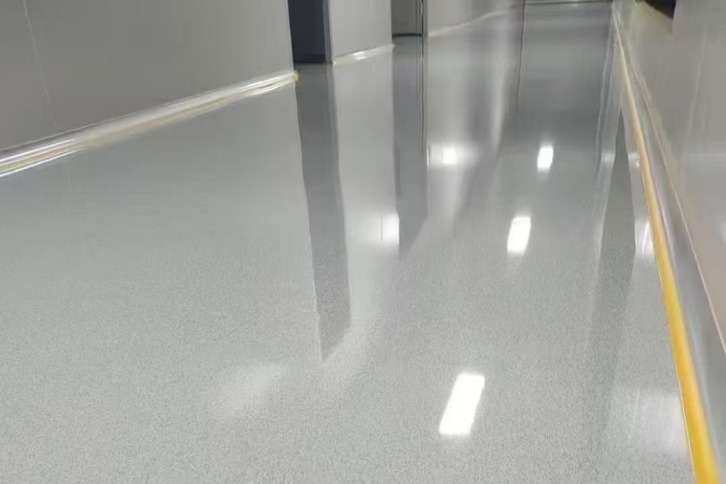 环氧彩砂自流平地坪工程